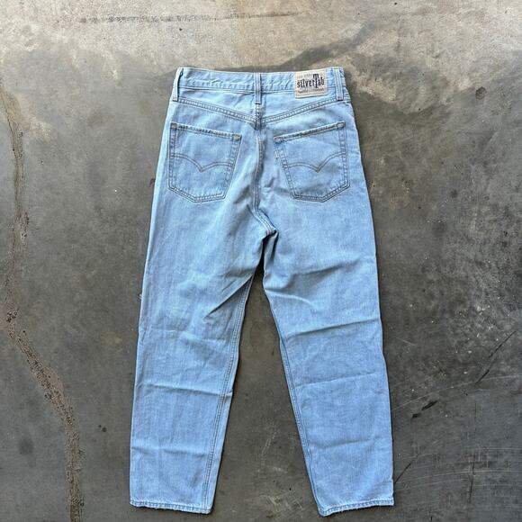 Vintage Levi's Silver Tab Jeans Women's 27x31 Blue '94 Baggy Distressed Denim - Picture 5 of 7